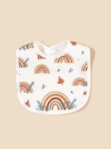 3pcs Random Color Cartoon Graphic Baby Bib - Multicolor - View 4