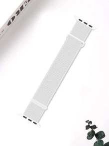 柔软透气的运动尼龙环带，兼容 表带 38MM 40MM 41MM 42MM 44MM 45MM 46MM 49MM，男女可调节表带，兼容 Series SE Ultra 11 10/9/8/7/6/5/4/3/2/1 - 白色 - 查看 2