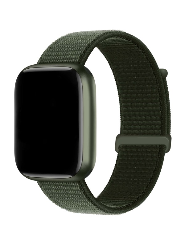 Nylon Sport Loop Compatible With Apple Watch Band 38/40/41/42/44/45/46/49mm, Adjustable Breathable Women Men Braided Strap Compatible With Apple Watch Series Ultra 10/9/8/7/6/5/4/3/2/1 SE, Green As A Gift For Students Returning To School