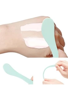 9 piezas Set tazón de hoja facial - Azul menta - Ver 5