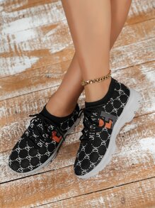 Zapatos de atletismo con cordón delantero - Negro - Ver 3