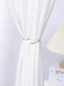 1pc Lá trang trí rèm cản trở - Vàng - Xem 1