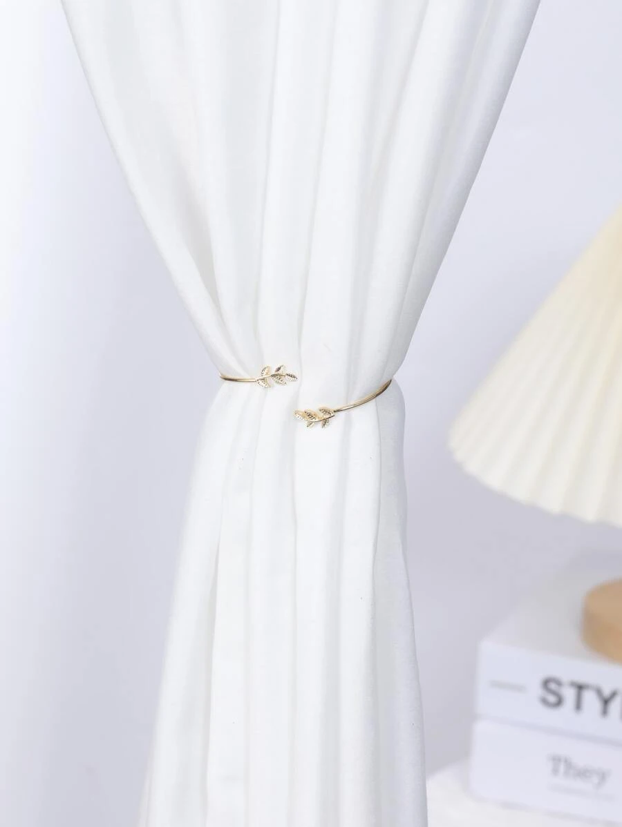 1pc Lá trang trí rèm cản trở - Vàng - Xem 1