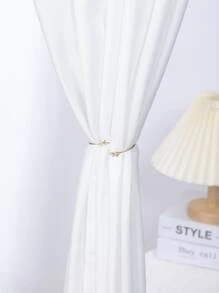 1pc Lá trang trí rèm cản trở - Vàng - Xem 3