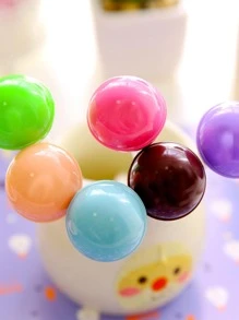 4pcs Random Color Creative Lollipop Shaped Neutral Pens, 0.5mm Black Refill, Suitable For Study And Office - Multicolor - View 3