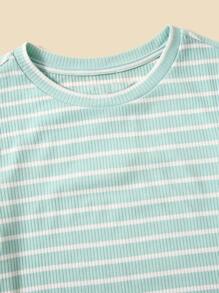 SHEIN Gorotas Adolescentes Vestidos Listrado Malhado