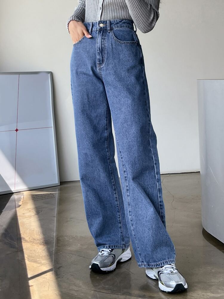 Slant Pocket Boyfriend Jeans