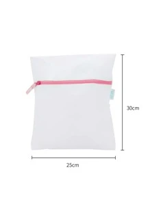 yekee 1pc Random Color Underwear Laundry Bag - White - View 3