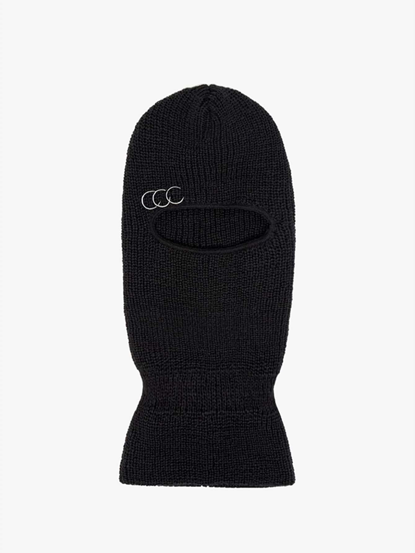 Pasamontañas con aro O - Negro - Ver 1