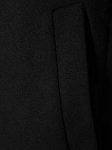 Manfinity Homme 男士1入組單排釦花呢外套 - 黑色 - 查看 5