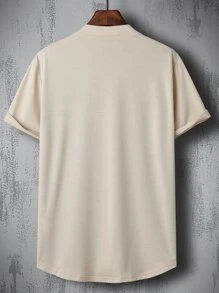 Manfinity Hypemode Áo sơ mi Nam Nút phía trước Khối Màu Giải trí - Nhiều màu - Xem 2