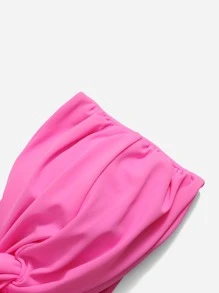 Swim Mod Top bikini unicolor girante