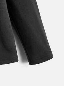 SHEIN 男孩熊和字母圖案T恤