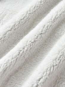 SHEIN 小女童加絨內裏腰帶外套馬甲無毛衣