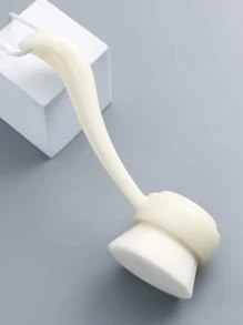 1pc Facial Cleansing Brush With Lanyard - Beige - View 2