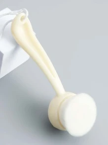 1pc Facial Cleansing Brush With Lanyard - Beige - View 3