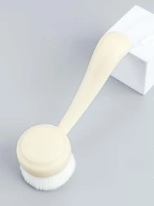 1pc Facial Cleansing Brush With Lanyard - Beige - View 4