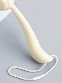 1pc Facial Cleansing Brush With Lanyard - Beige - View 5