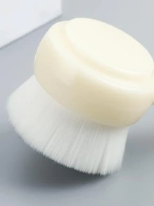1pc Facial Cleansing Brush With Lanyard - Beige - View 6