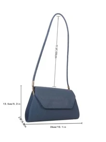 鱷魚壓紋翻蓋法棍包