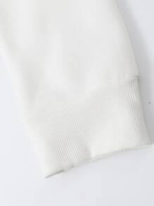 Manfinity EMRG Men Cartoon Graphic Drop Shoulder Oversize Sweatshirt - White - View 3