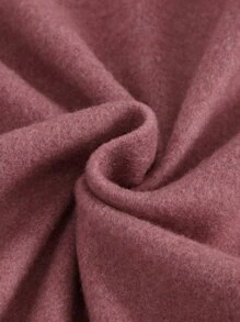 Plus Skeleton Print Drop Shoulder Sweatshirt Dress - Redwood - View 5