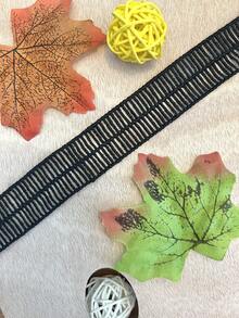 1pc Hollow Out DIY Sewing Trim - Black - View 2