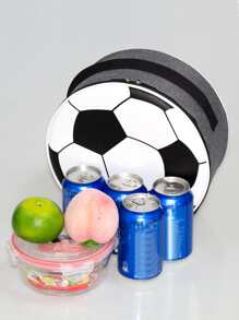 1入組足球圖案隨機便當袋 - 彩色 - 查看 1