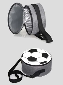 1入組足球圖案隨機便當袋 - 彩色 - 查看 6