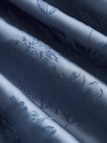 SHEIN Belle Jacquard Satin Cami Dress