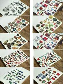 1pack Mixed Pattern Random Sticker - Multicolor - View 6