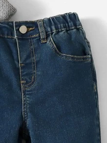 男孩傾斜口袋牛仔褲