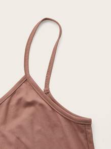 Solid Mermaid Hem Lounge Dress - Dusty Pink - View 4