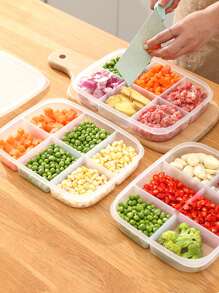 1 Hộp Bảo Quản Thực Phẩm PP Nhiều Lưới, Hộp Bảo Quản Thực Phẩm Chắc Chắn Có Thể Giặt Được Đơn Giản - Trong sáng - Xem 1