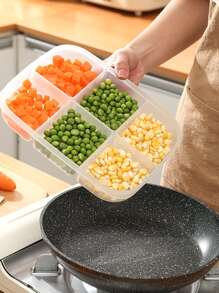 1 Hộp Bảo Quản Thực Phẩm PP Nhiều Lưới, Hộp Bảo Quản Thực Phẩm Chắc Chắn Có Thể Giặt Được Đơn Giản - Trong sáng - Xem 7