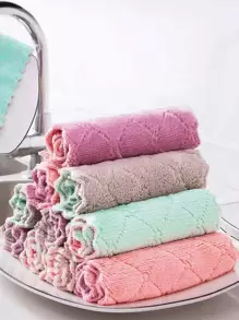 5入組混色多功能清潔抹布 - 彩色 - 查看 1