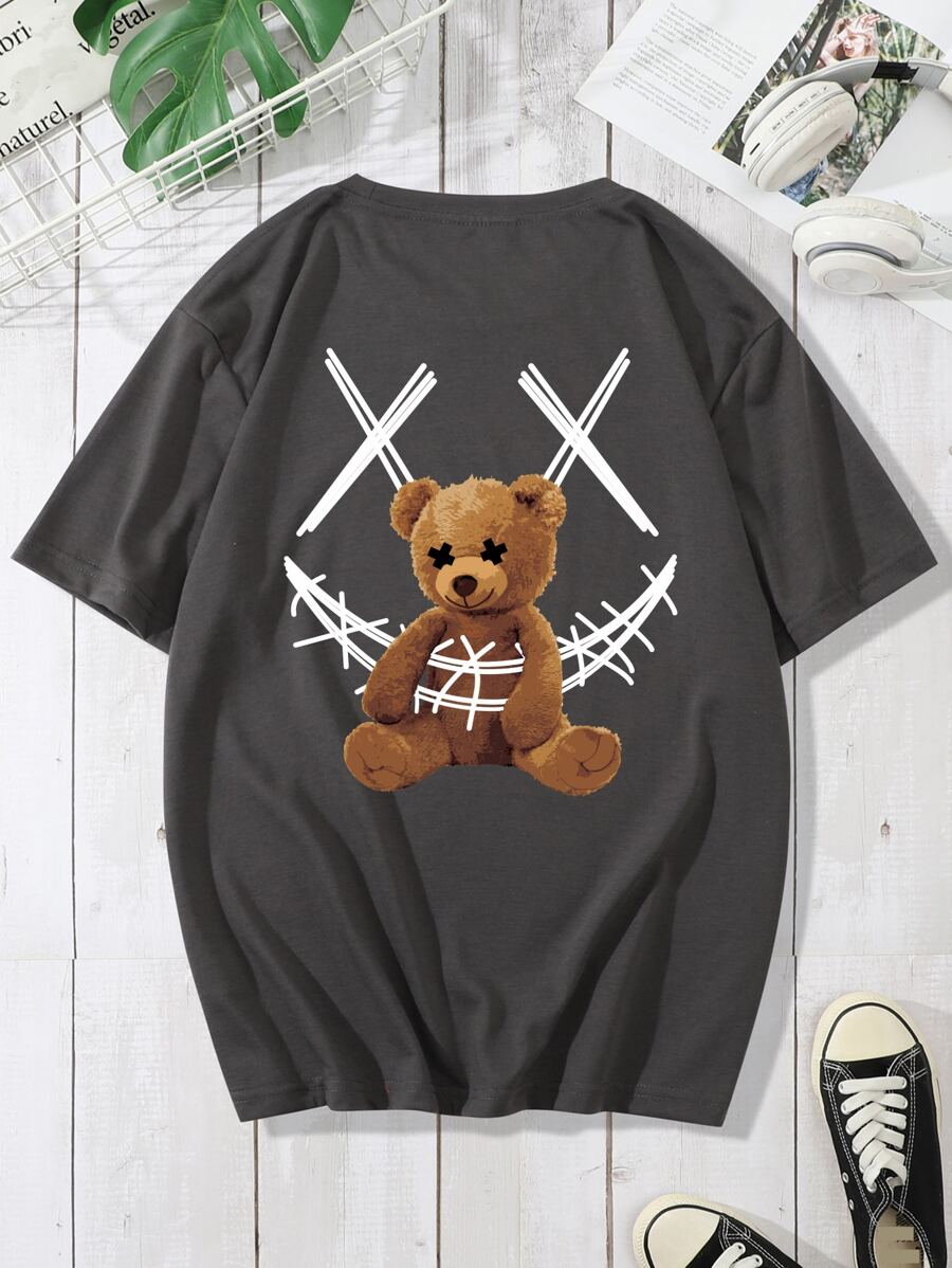 Manfinity LEGND Tops Nam Hoạt hình Giải trí - Màu xám đen - Xem 1