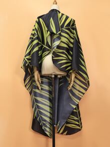 1 pieza Delantal con estampado de letra corte de pelo - Multicolor - Ver 3