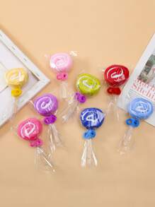 1pc Lollipop Design Random Color Fingertip Towel, Cute Creative Face Towel For Party Gift - Multicolor - View 5