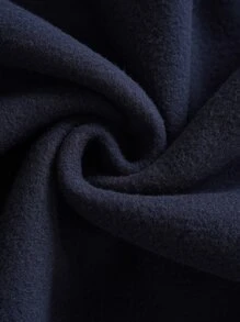 Manfinity Dauomo Men Letter Graphic Drawstring Thermal Lined Hoodie, For Fall Winter