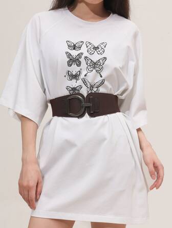 波西米亚风金属扣腰带万圣节