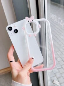 Cartoon Design Phone Case - Clear - View 2