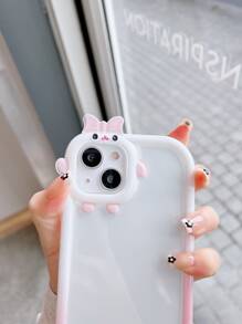 Cartoon Design Phone Case - Clear - View 3