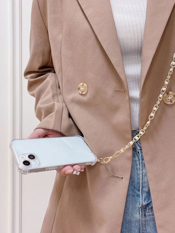 Crossbody Rope Wrapped Fullcover Antidrop Phone Case With Neck Strap