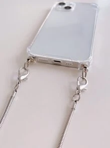 Dây đeo cổ đơn giản thời trang Vỏ điện thoại mềm trong suốt chống rơi Tương thích với iPhone15/15promax/15pro/15plus/11/12/13/14promax/xs/xr/11pro/11promax/12pro/12promax/13pro/13promax/7plus/14pro /14promax/14plus/7plus/8plus/8/se2 - Trong sáng - Xem 6