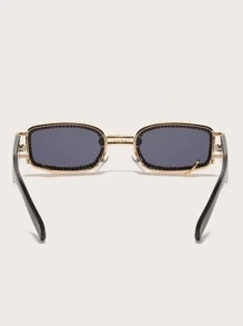 Rhinestone Decor Fashion Glasses - Black - View 2