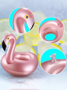 1 pieza Portavasos con diseño de flamenco inflamable