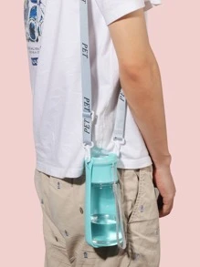 1pc Portable Pet Travel Water Bottle - Mint Blue - View 2