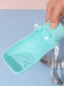 1pc Portable Pet Travel Water Bottle - Mint Blue - View 4