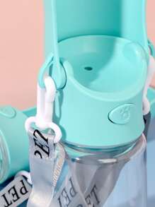 1pc Portable Pet Travel Water Bottle - Mint Blue - View 6